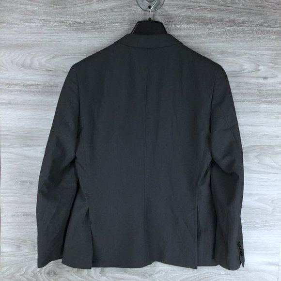 Savile Row Co Brixton Grey 2 Button Suit Blazer - Picture 5 of 5